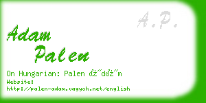 adam palen business card